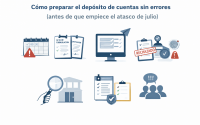 Cómo preparar el depósito de cuentas sin errores (antes de que empiece el atasco de julio)