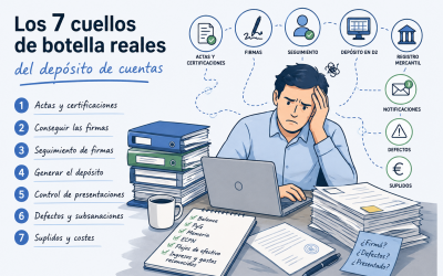 Los 7 cuellos de botella reales del depósito de cuentas